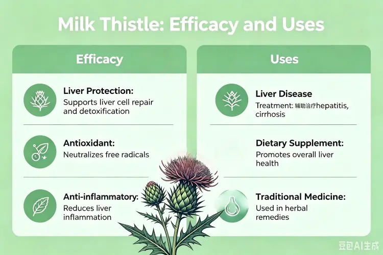 Function and Application-Milk Thistle Extact